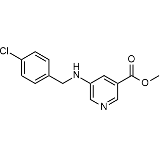 Methyl 5-((4-chlorobenzyl)amino)nicotinate|CS-0693522