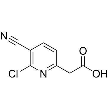 2-(6-Chloro-5-cyanopyridin-2-yl)acetic acid|CS-0693609