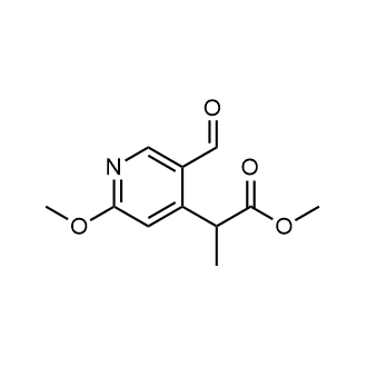 Methyl 5-formyl-2-methoxy-α-methyl-4-pyridineacetate|CS-0693642