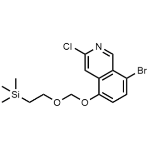 8-Bromo-3-chloro-5-((2-(trimethylsilyl)ethoxy)methoxy)isoquinoline|CS-0693994