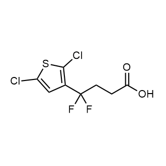 4-(2,5-Dichlorothiophen-3-yl)-4,4-difluorobutanoic acid|CS-0694176