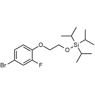 4-Bromo-2-fluoro-1-[2-[[tris(1-methylethyl)silyl]oxy]ethoxy]benzene|CS-0694197