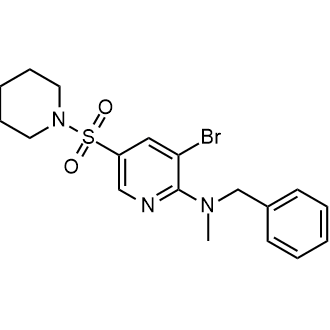 N-Benzyl-3-bromo-N-methyl-5-(piperidin-1-ylsulfonyl)pyridin-2-amine|CS-0696573