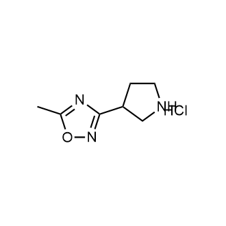 5-Methyl-3-(pyrrolidin-3-yl)-1,2,4-oxadiazole hydrochloride|CS-0696922