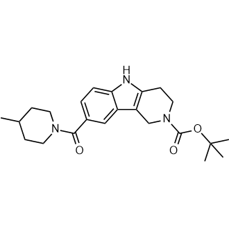 tert-Butyl 8-(4-methylpiperidine-1-carbonyl)-3,4-dihydro-1H-pyrido[4,3-b]indole-2(5H)-carboxylate|CS-0697107