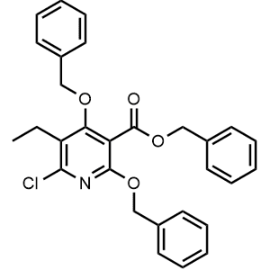 Benzyl 2,4-bis(benzyloxy)-6-chloro-5-ethylnicotinate|CS-0697109