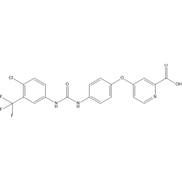 4-(4-(3-(4-Chloro-3-(trifluoromethyl)phenyl)ureido)phenoxy)picolinic acid|CS-0697433