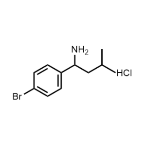 1-(4-Bromophenyl)-3-methylbutan-1-amine hydrochloride|CS-0697722