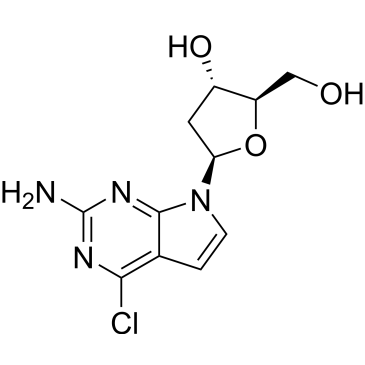 (2R,3S,5R)-5-(2-Amino-4-chloro-7H-pyrrolo[2,3-d]pyrimidin-7-yl)-2-(hydroxymethyl)tetrahydrofuran-3-ol|CS-0699095