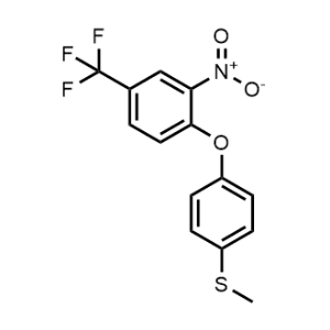 Methyl(4-(2-nitro-4-(trifluoromethyl)phenoxy)phenyl)sulfane|CS-0699238