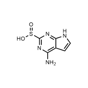 4-Amino-7H-pyrrolo[2,3-d]pyrimidine-2-sulfinic acid|CS-0699305