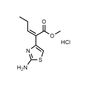 (Z)-Methyl 2-(2-aminothiazol-4-yl)pent-2-enoate hydrochloride|CS-0699553