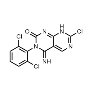 7-Chloro-3-(2,6-dichlorophenyl)-3,4-dihydro-4-iminopyrimido[4,5-d]pyrimidin-2(1H)-one|CS-0699779