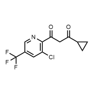 1-(3-Chloro-5-(trifluoromethyl)pyridin-2-yl)-3-cyclopropylpropane-1,3-dione|CS-0699844