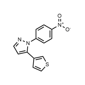 1-(4-Nitrophenyl)-5-(thiophen-3-yl)-1H-pyrazole|CS-0699855