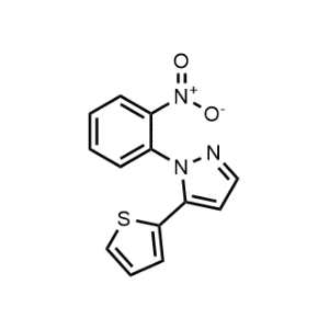1-(2-Nitrophenyl)-5-(thiophen-2-yl)-1H-pyrazole|CS-0699863