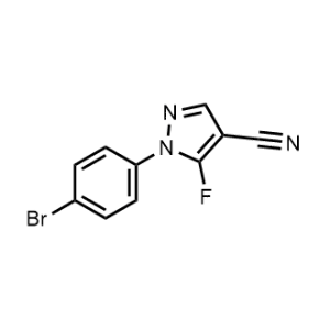 1-(4-Bromophenyl)-5-fluoro-1H-pyrazole-4-carbonitrile|CS-0699921