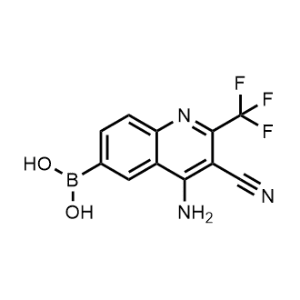 (4-Amino-3-cyano-2-(trifluoromethyl)quinolin-6-yl)boronic acid|CS-0700207