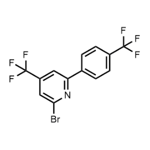 2-Bromo-4-(trifluoromethyl)-6-(4-(trifluoromethyl)phenyl)pyridine|CS-0700325