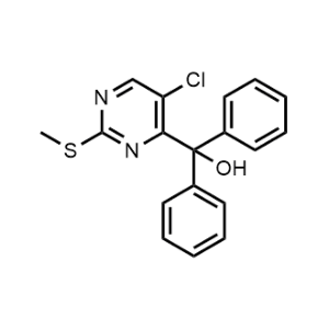 (5-Chloro-2-(methylthio)pyrimidin-4-yl)diphenylmethanol|CS-0700349