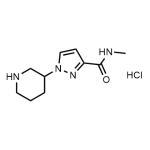 N-Methyl-1-(piperidin-3-yl)-1H-pyrazole-3-carboxamide hydrochloride|CS-0700540