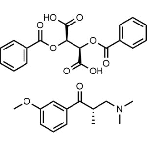 (S)-3-(Dimethylamino)-1-(3-methoxyphenyl)-2-methylpropan-1-one (2R,3R)-2,3-bis(benzoyloxy)succinate|CS-0700604
