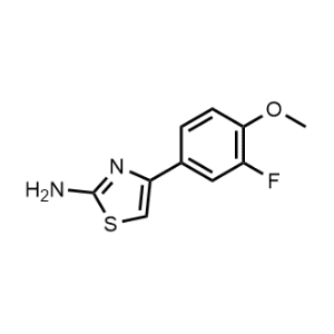 4-(3-Fluoro-4-methoxyphenyl)thiazol-2-amine|CS-0700688