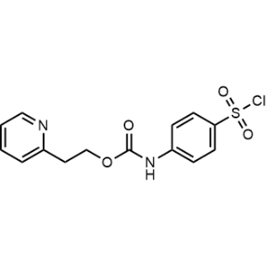 2-(Pyridin-2-yl)ethyl (4-(chlorosulfonyl)phenyl)carbamate|CS-0700756