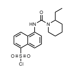 5-(2-Ethylpiperidine-1-carboxamido)naphthalene-1-sulfonyl chloride|CS-0700962