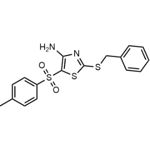 2-(Benzylthio)-5-tosylthiazol-4-amine|CS-0701184