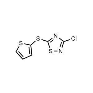 3-Chloro-5-(thiophen-2-ylthio)-1,2,4-thiadiazole|CS-0701186