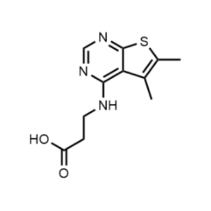 3-((5,6-Dimethylthieno[2,3-d]pyrimidin-4-yl)amino)propanoic acid|CS-0701347