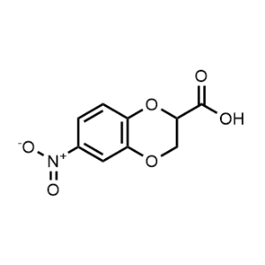 6-Nitro-2,3-dihydrobenzo[b][1,4]dioxine-2-carboxylic acid|CS-0701389