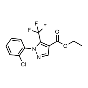 Ethyl 1-(2-chlorophenyl)-5-(trifluoromethyl)-1H-pyrazole-4-carboxylate|CS-0701557
