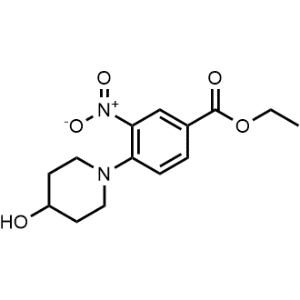 Ethyl 4-(4-hydroxypiperidin-1-yl)-3-nitrobenzoate|CS-0701633