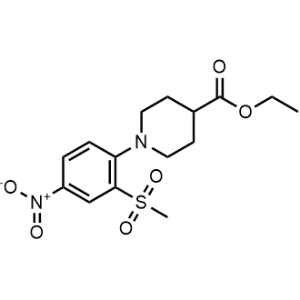 Ethyl 1-(2-(methylsulfonyl)-4-nitrophenyl)piperidine-4-carboxylate|CS-0701679