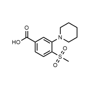 4-(Methylsulfonyl)-3-(piperidin-1-yl)benzoic acid|CS-0701689