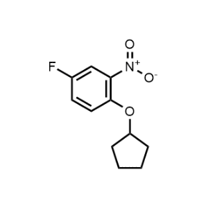 1-(Cyclopentyloxy)-4-fluoro-2-nitrobenzene|CS-0701938