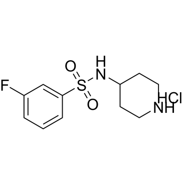 3-Fluoro-N-(piperidin-4-yl)benzenesulfonamide hydrochloride|CS-0701957