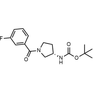 (S)-tert-Butyl (1-(3-fluorobenzoyl)pyrrolidin-3-yl)carbamate|CS-0702119