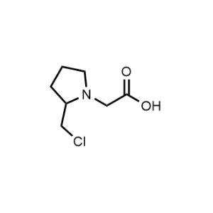 2-(2-(Chloromethyl)pyrrolidin-1-yl)acetic acid|CS-0702637
