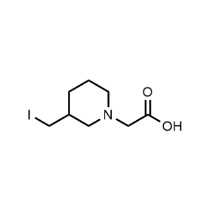 2-(3-(Iodomethyl)piperidin-1-yl)acetic acid|CS-0702659