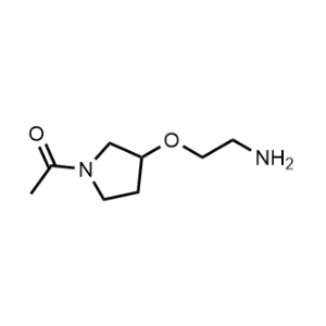 1-(3-(2-Aminoethoxy)pyrrolidin-1-yl)ethanone|CS-0702729