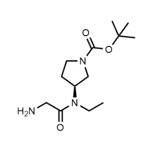 (S)-tert-Butyl 3-(2-amino-N-ethylacetamido)pyrrolidine-1-carboxylate|CS-0702781