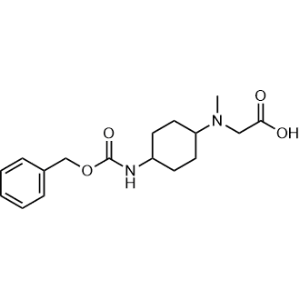 2-((4-(((Benzyloxy)carbonyl)amino)cyclohexyl)(methyl)amino)acetic acid|CS-0702804
