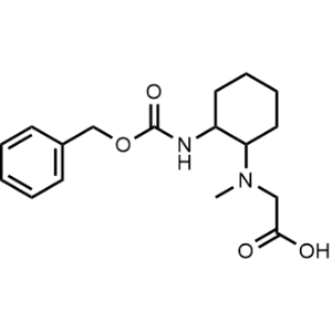 2-((2-(((Benzyloxy)carbonyl)amino)cyclohexyl)(methyl)amino)acetic acid|CS-0702805