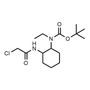 tert-Butyl (2-(2-chloroacetamido)cyclohexyl)(ethyl)carbamate|CS-0702833