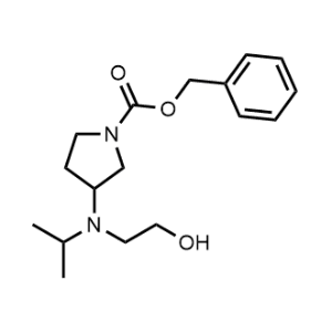 Benzyl 3-((2-hydroxyethyl)(isopropyl)amino)pyrrolidine-1-carboxylate|CS-0703089