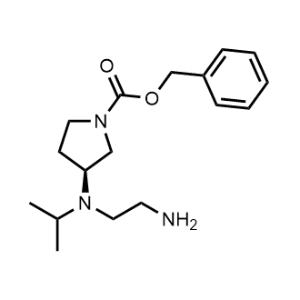 (S)-Benzyl 3-((2-aminoethyl)(isopropyl)amino)pyrrolidine-1-carboxylate|CS-0703135