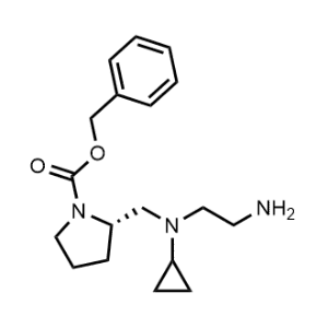 (S)-Benzyl 2-(((2-aminoethyl)(cyclopropyl)amino)methyl)pyrrolidine-1-carboxylate|CS-0703152